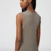 Vestido de punto de algodón 3D para mujer Vestido de punto de algodón 3D para mujer