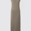 Vestido de punto de algodón 3D para mujer Vestido de punto de algodón 3D para mujer