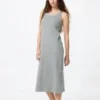 Vestido de sujetador acanalado para mujer