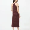 Vestido de sujetador acanalado para mujer | A rayas Vestido de sujetador acanalado para mujer | A rayas