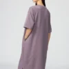 Vestido holgado de algodón AIRism para mujer Vestido holgado de algodón AIRism para mujer