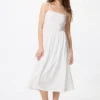 Vestido-sujetador camisola de algodón AIRism para mujer