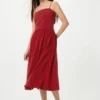 Vestido-sujetador camisola de algodón AIRism para mujer