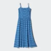 Vestido-sujetador de camisola AIRism de algodón para mujer | Rayas Vestido-sujetador de camisola AIRism de algodón para mujer | Rayas